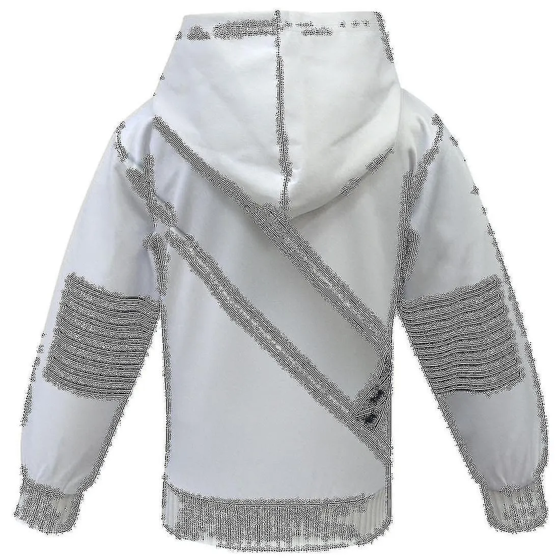 2023-dj Marshmello Kids White 3D Printed Pullover Set Halloween Carnival Party Costume R_a