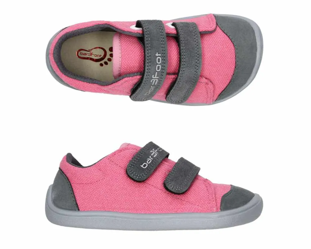 3F Bar3foot Zapatillas Respetuosas Elf Rosa-Gris