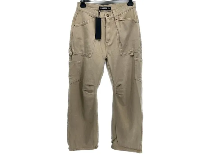 Autre Marque Pantalón LEONA T.Algodón S Internacional Beige 