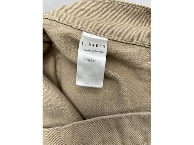 Autre Marque Pantalón LEONA T.Algodón S Internacional Beige 