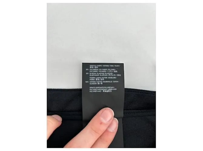 BALENCIAGA Pantalón T.fr 42 poliéster Negro 