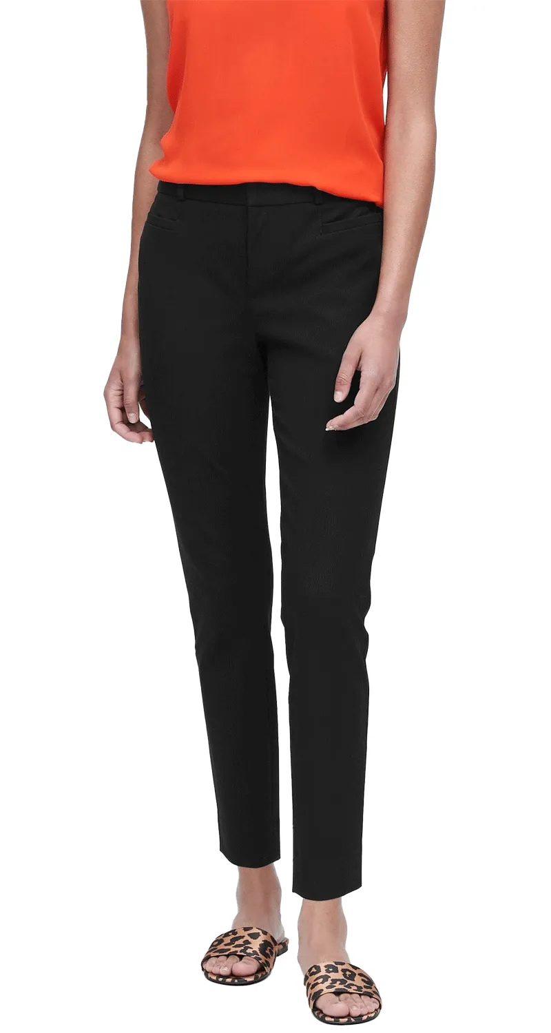 BANANA REPUBLIC Pantalón Petite Negro