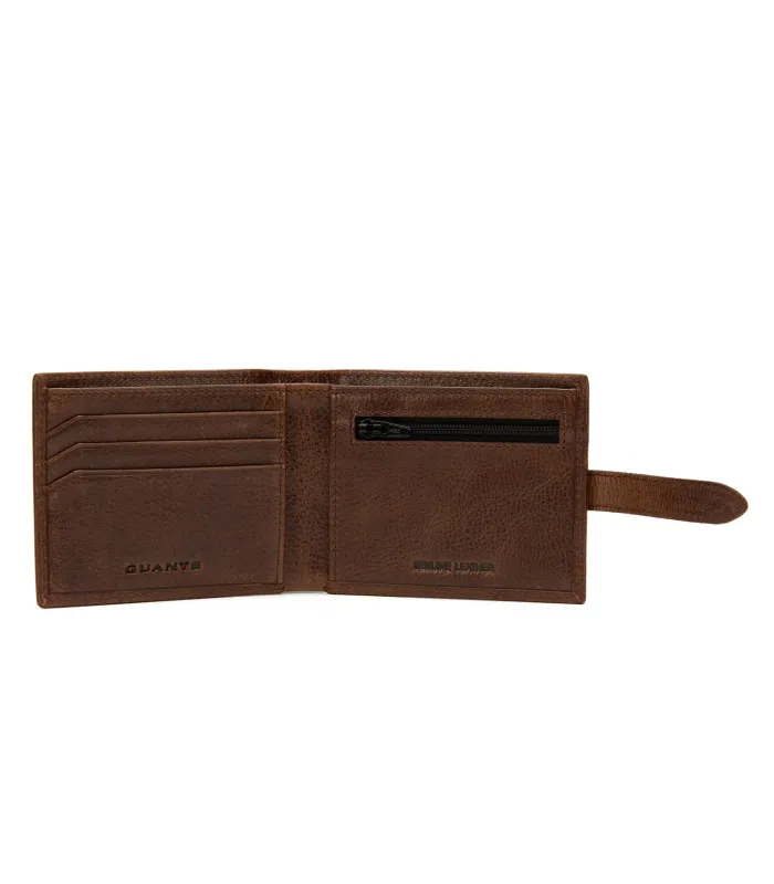 Billetera Guante Con Monedero Chocolate bi457