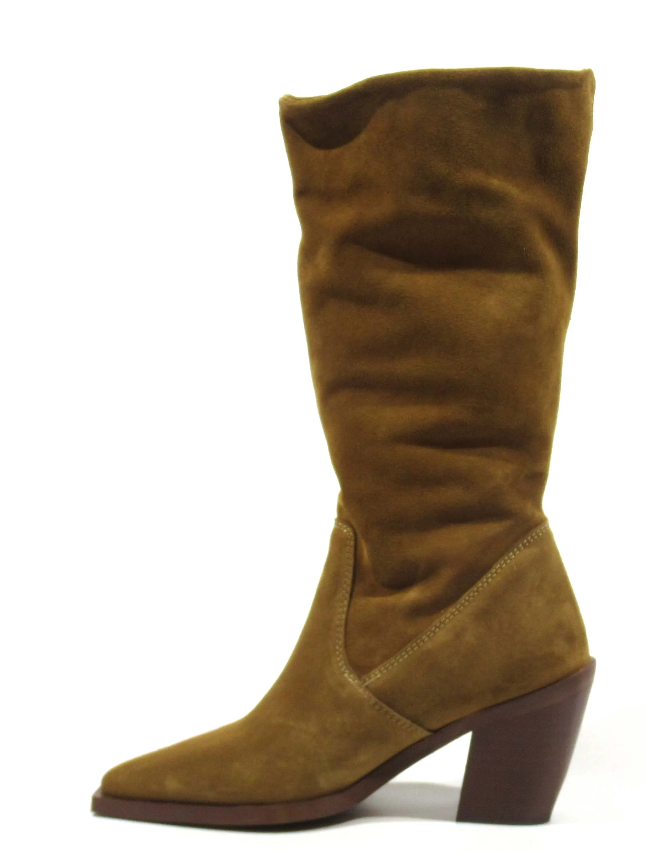 Botas de ante Paula estilo cowboy