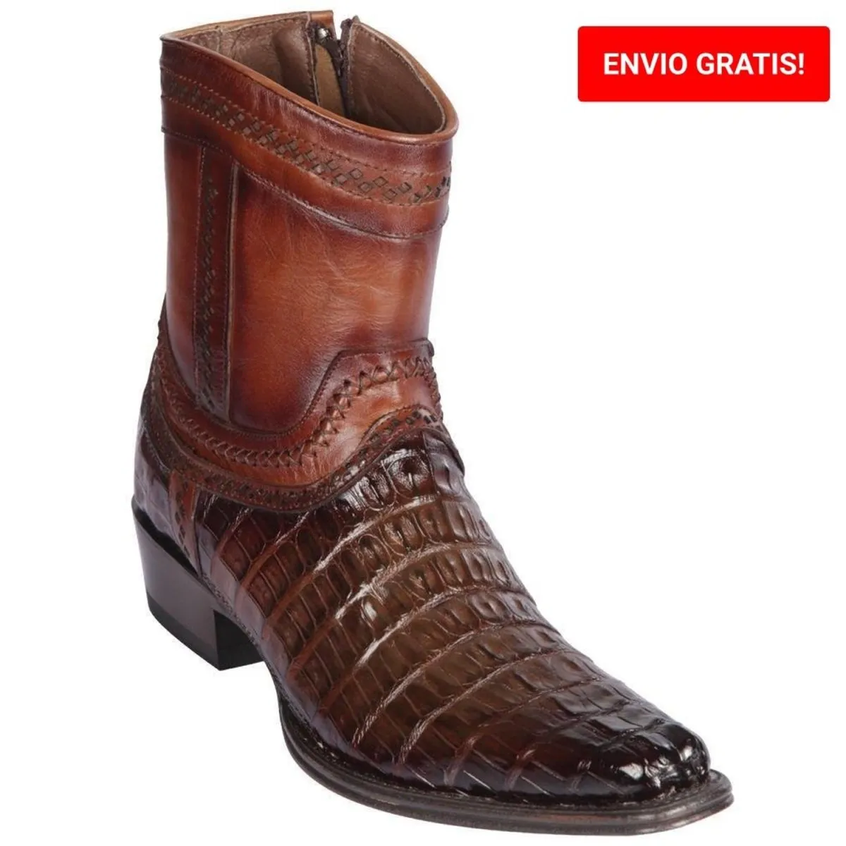 Botas de Cocodrilo Caiman Cola Punta Europea LAB-76B0116