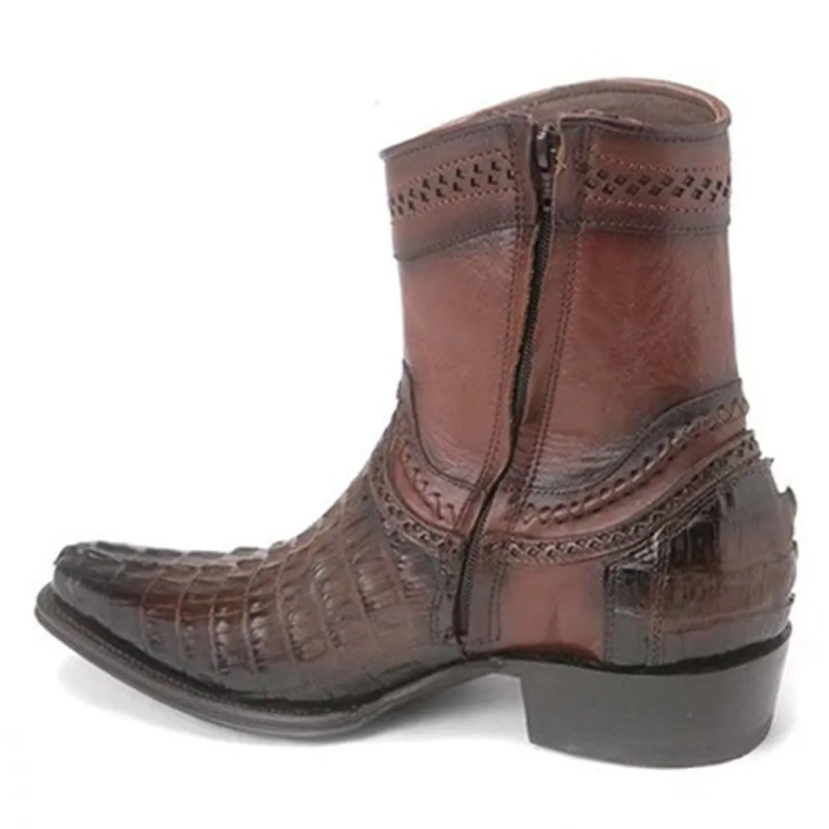 Botas de Cocodrilo Caiman Cola Punta Europea LAB-76B0116