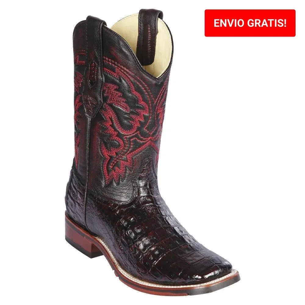 Botas de Cocodrilo Caiman Panza Horma Amplia LAB-8268218