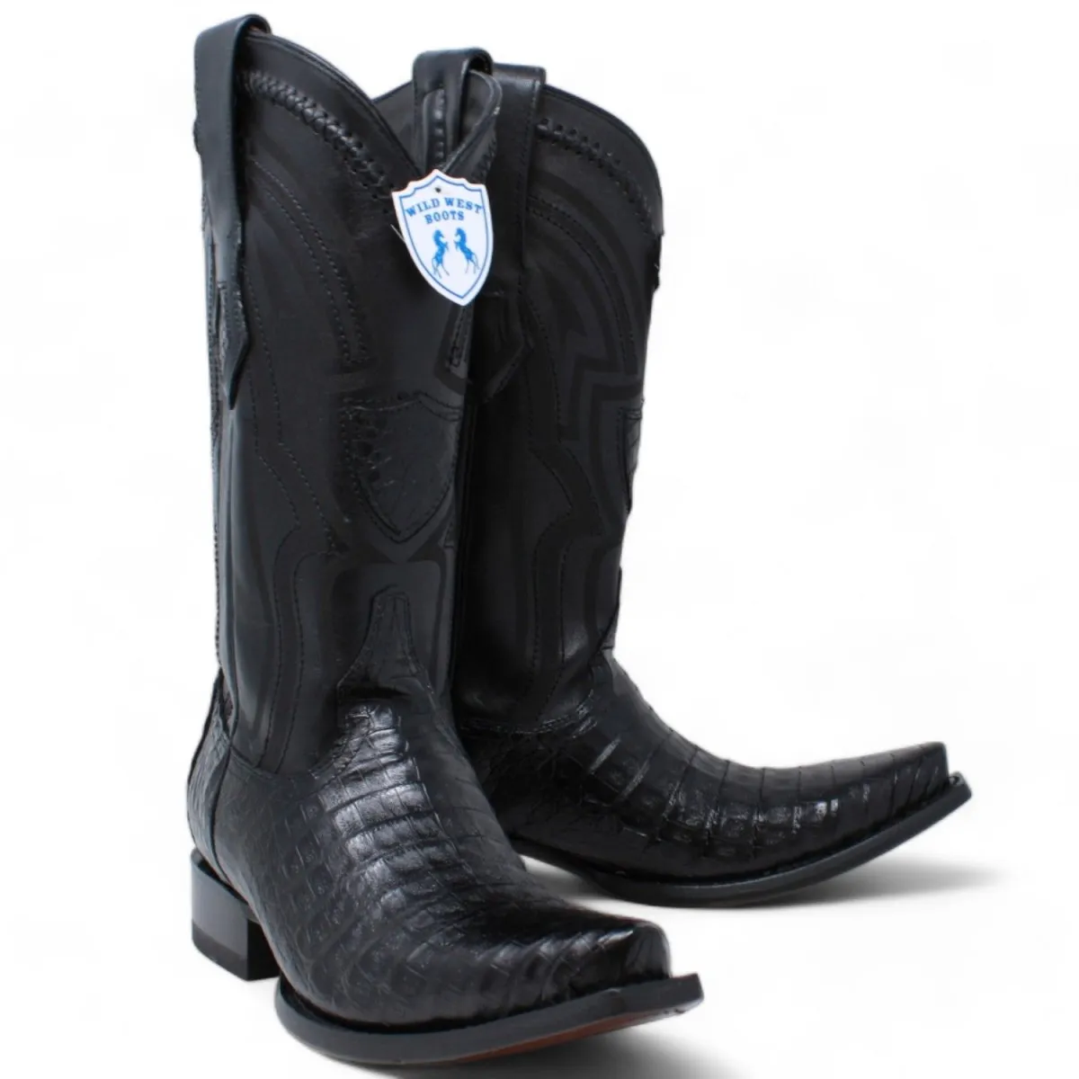 Botas de Cocodrilo Caiman Panza Punta Recortada WW-294L8205