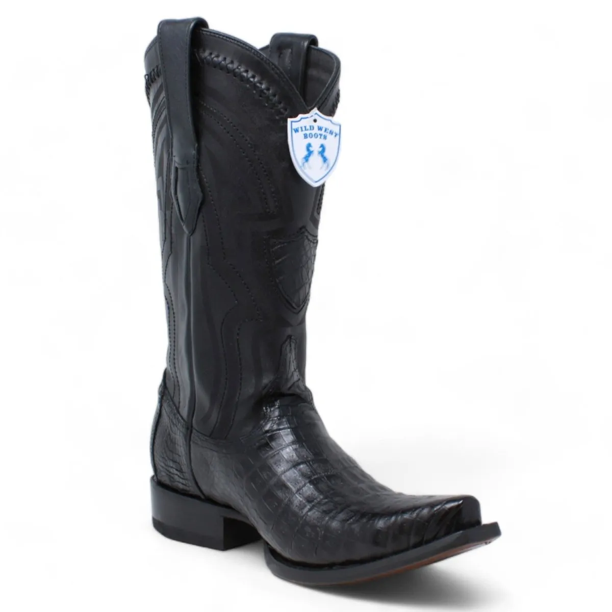 Botas de Cocodrilo Caiman Panza Punta Recortada WW-294L8205