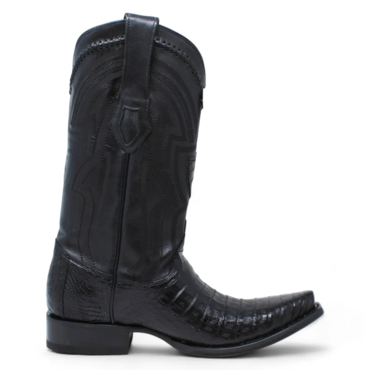 Botas de Cocodrilo Caiman Panza Punta Recortada WW-294L8205