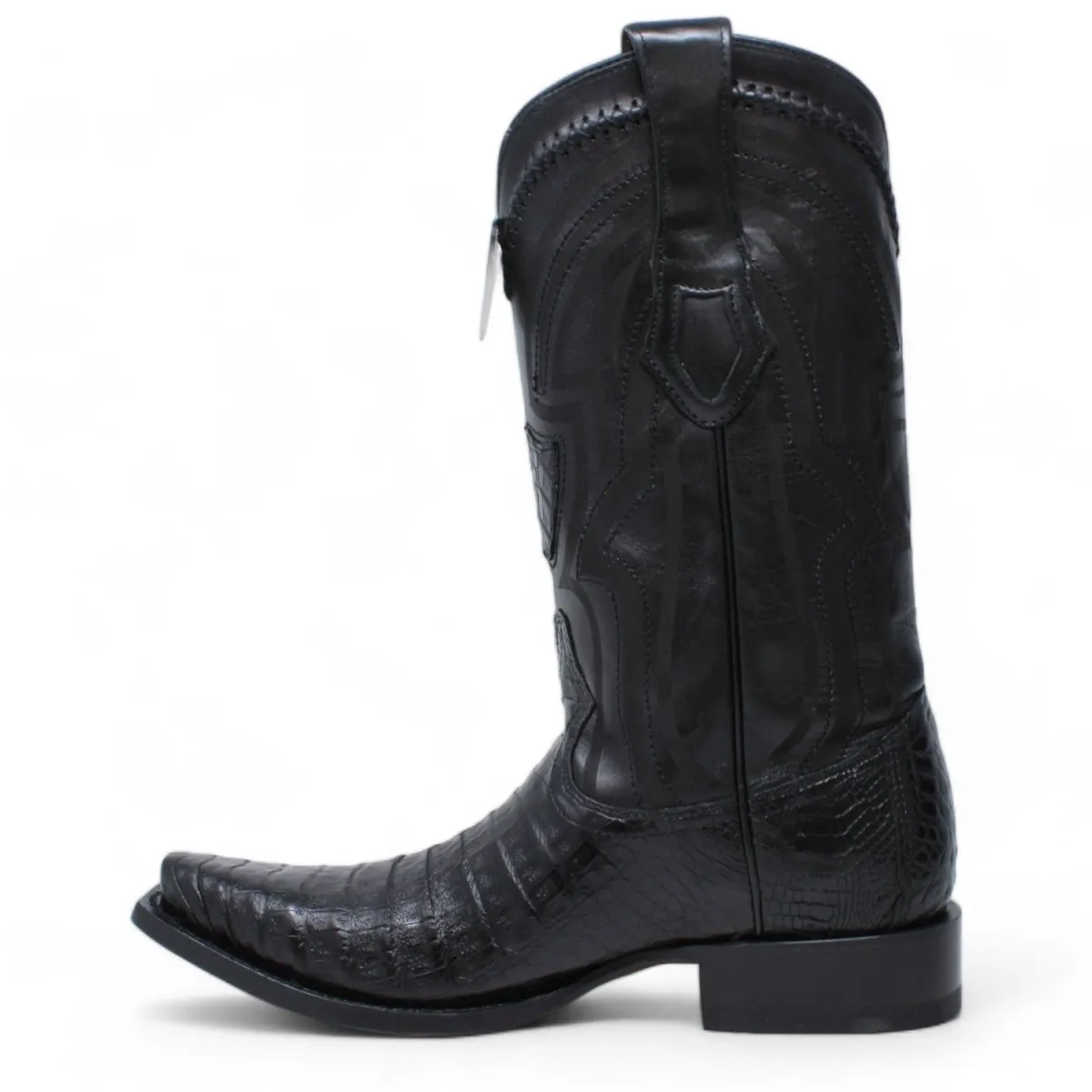 Botas de Cocodrilo Caiman Panza Punta Recortada WW-294L8205