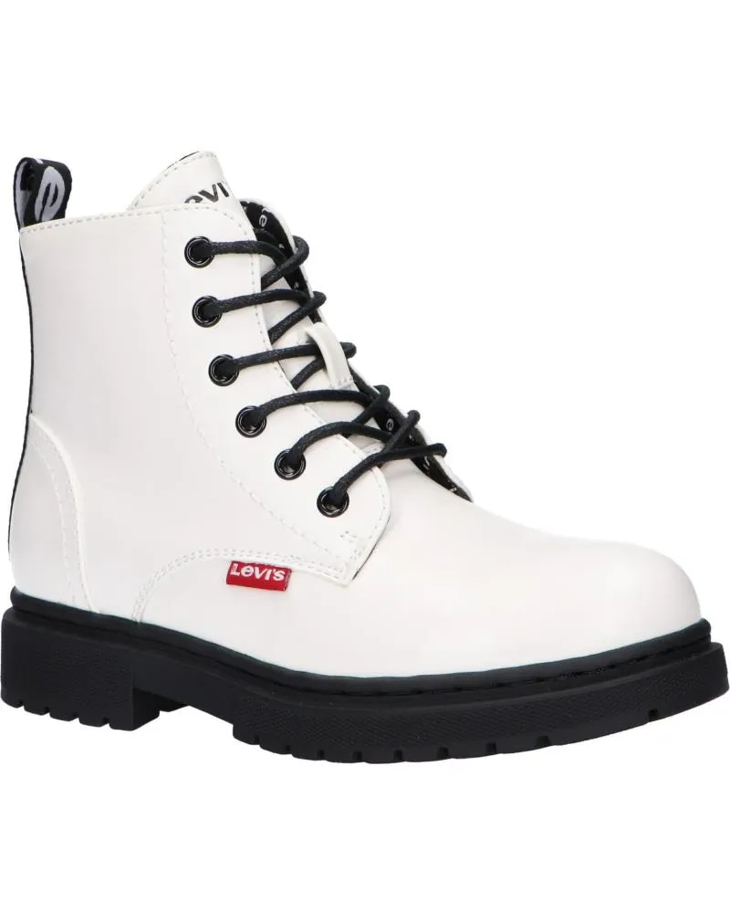 Botas de Mujer y Niña y Niño LEVIS VPHI0020S CLOVER 0061 WHITE