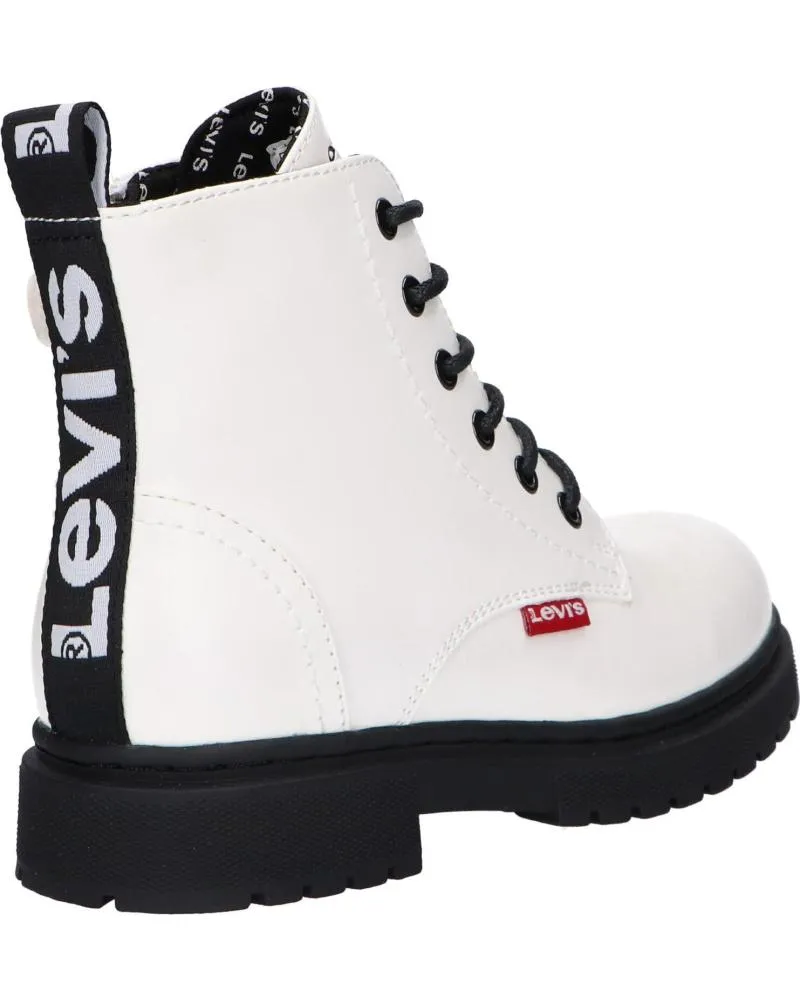 Botas de Mujer y Niña y Niño LEVIS VPHI0020S CLOVER 0061 WHITE