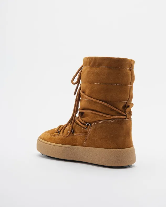 Botas Moon Boot Ltrack Suede Camel