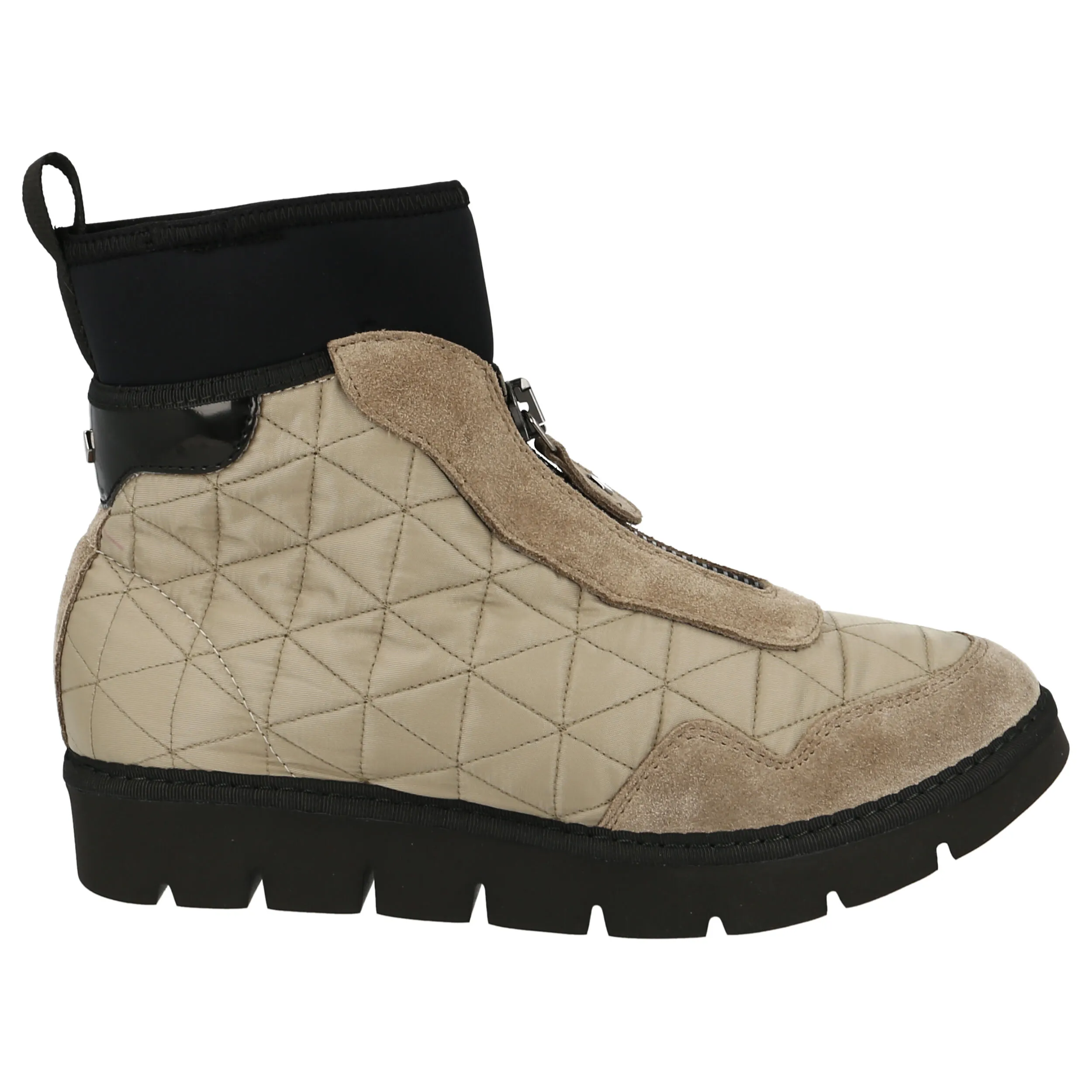 Bottine FEMME Panchic ZIPPED ANKLE BOOT QUILTED