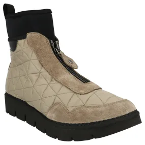 Bottine FEMME Panchic ZIPPED ANKLE BOOT QUILTED