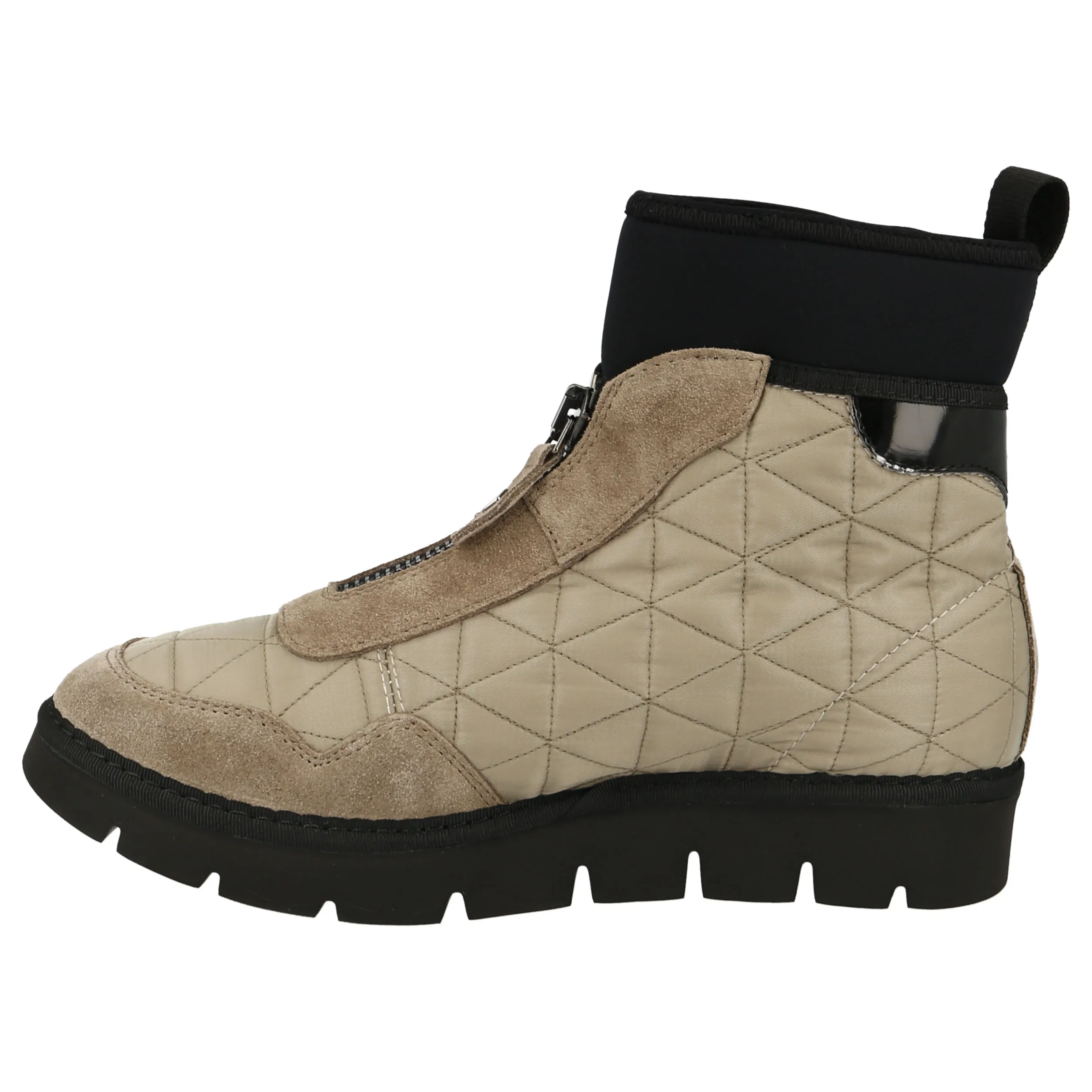 Bottine FEMME Panchic ZIPPED ANKLE BOOT QUILTED