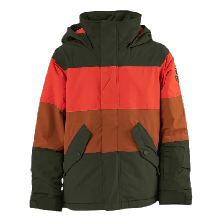 Burton Boys Symbol Jacket Orange/Green