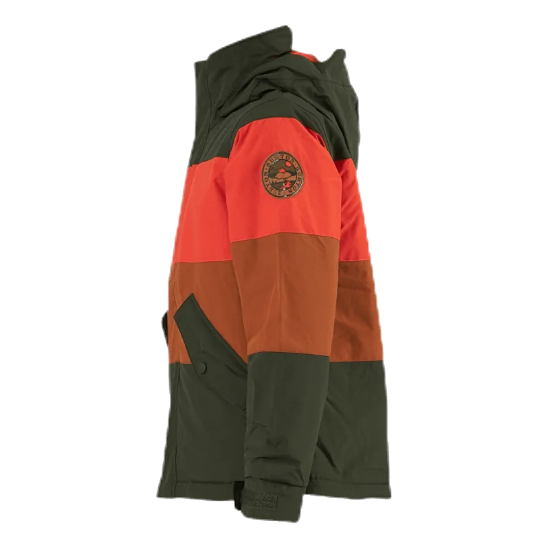 Burton Boys Symbol Jacket Orange/Green