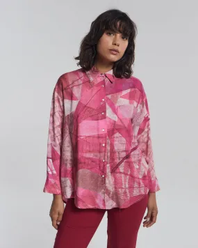 Camisa Muru Viscosa Fucsia