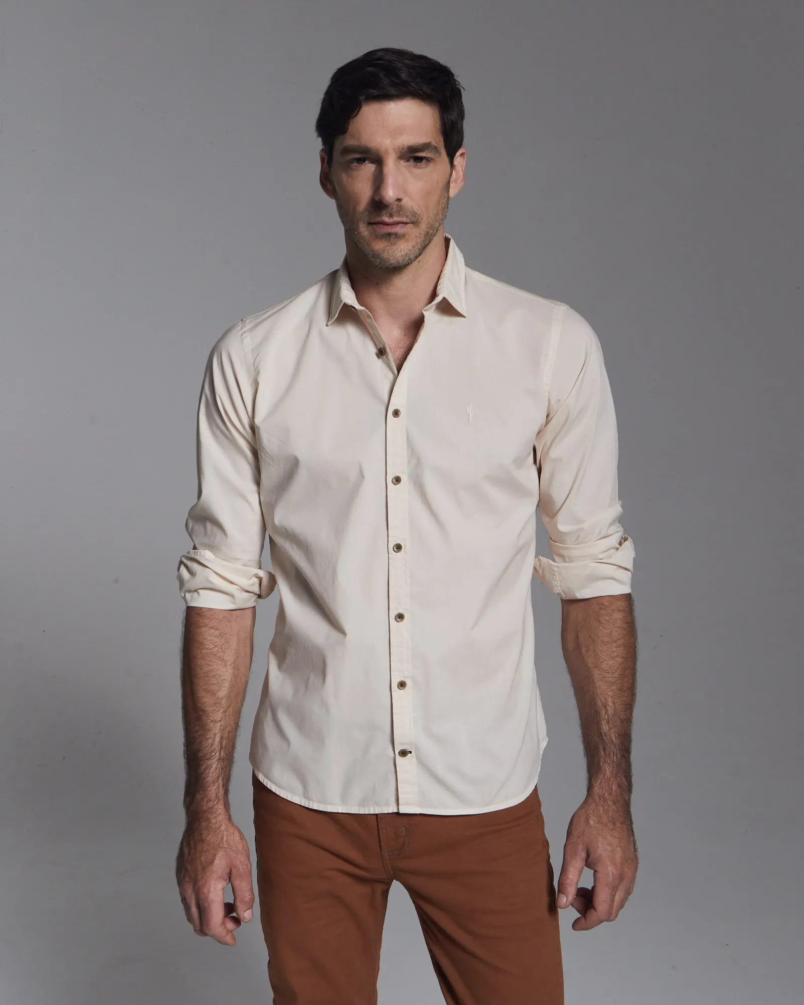 Camisa Palermo Poplin Tiza