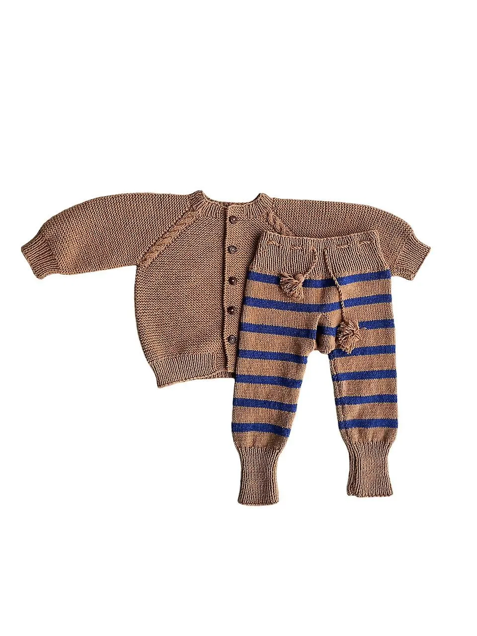 Cotton Knitted Outfit Sets for Kid's