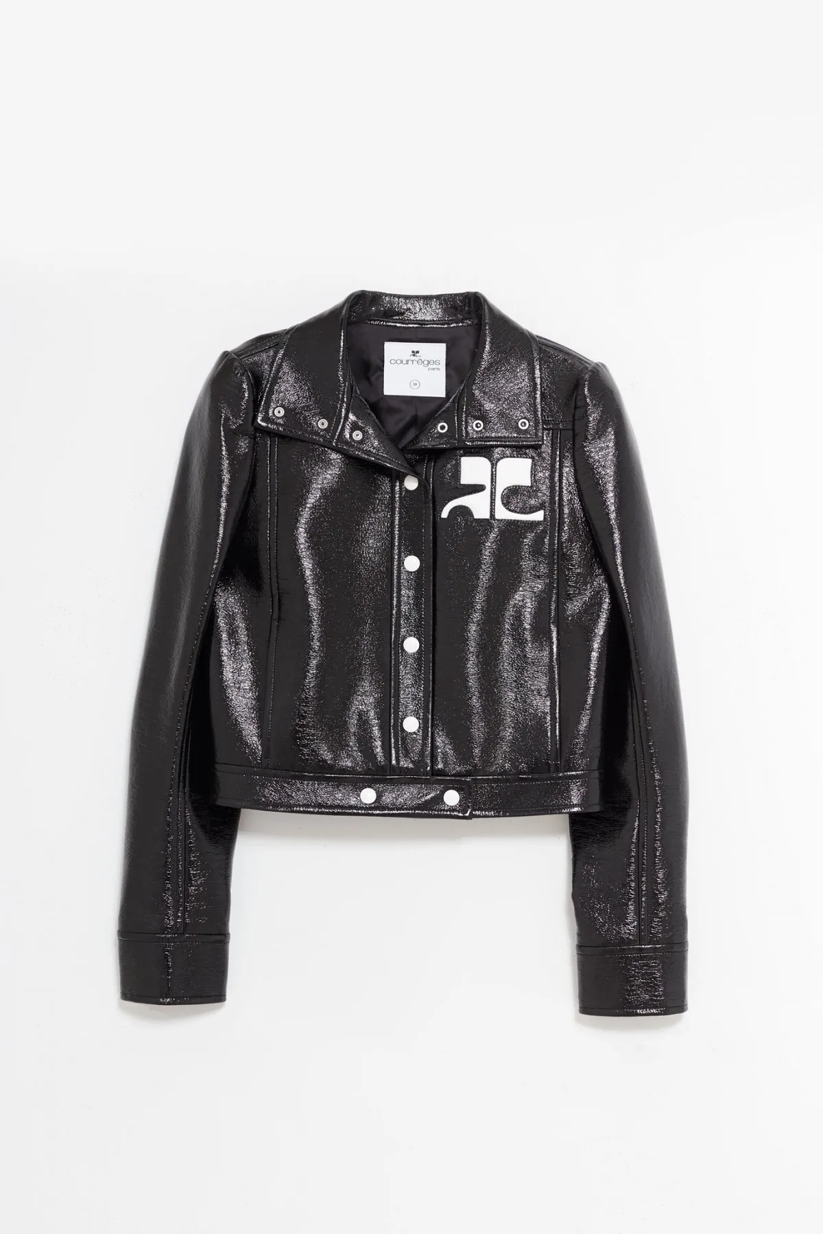 COURREGES BLACK VINYL REEDITION JACKET