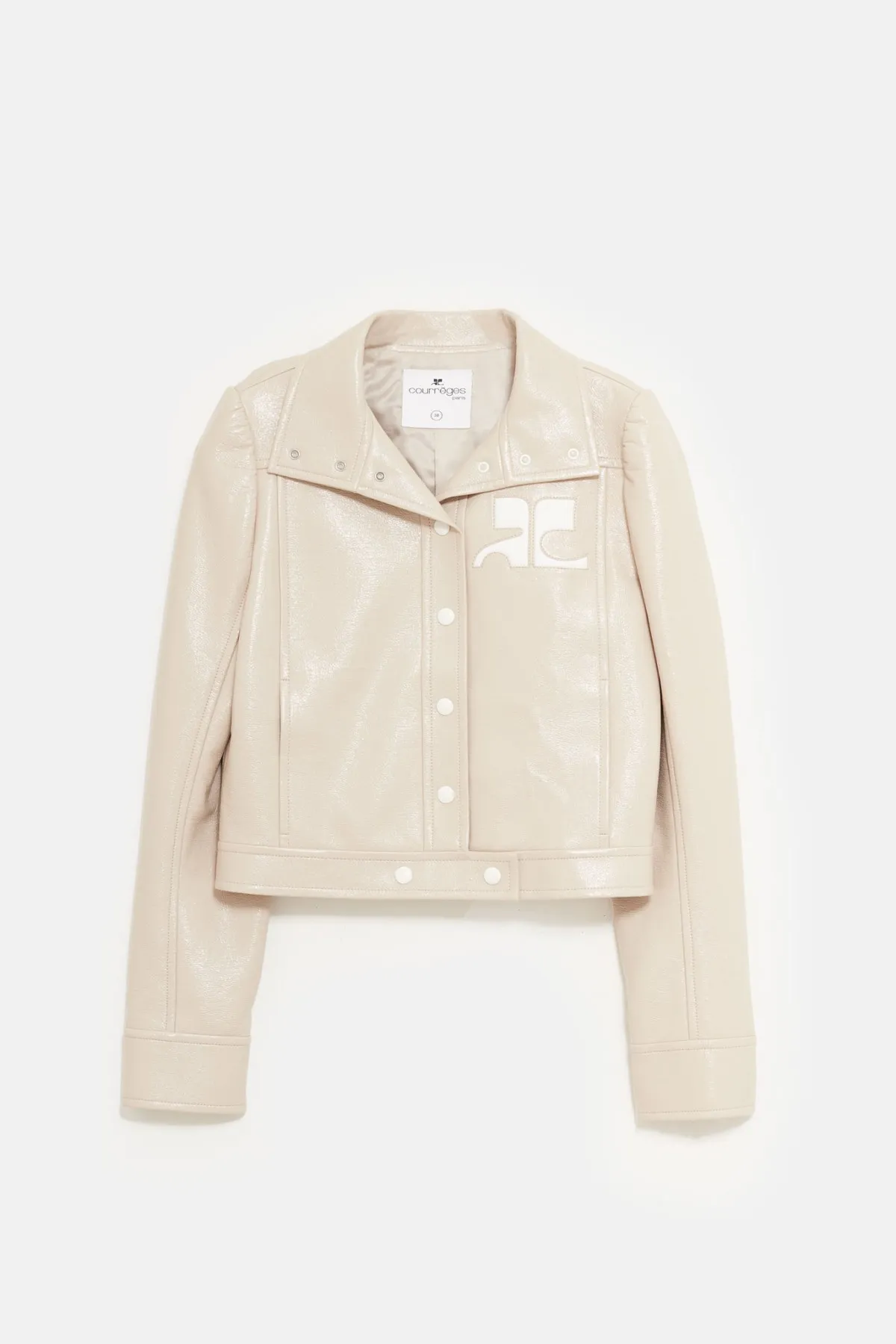 COURREGES MASTIC GRAY VINYL REEDITION JACKET