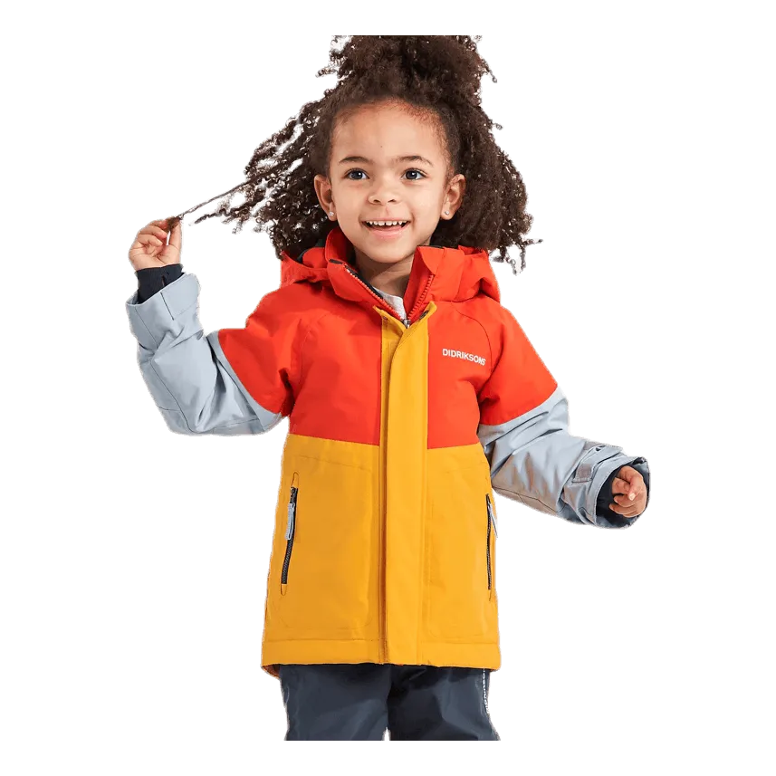 Didriksons Lun Jacket 2 Orange/Yellow