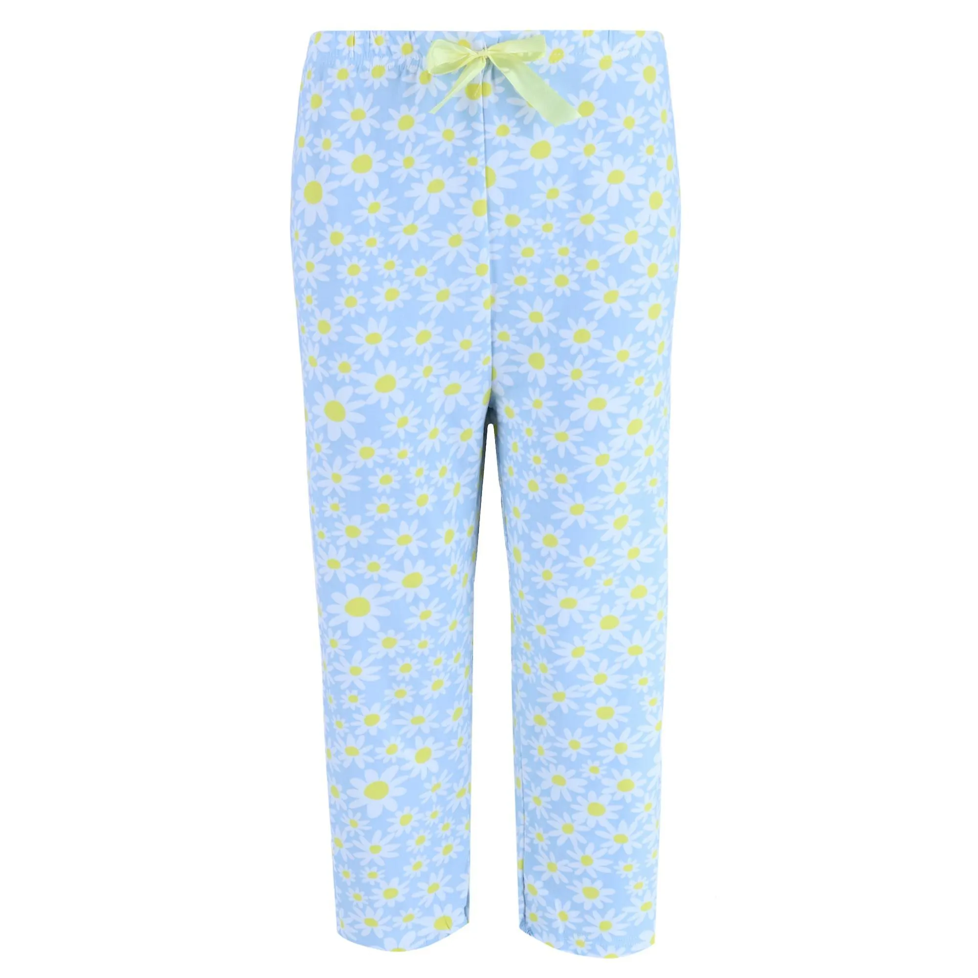 Elegant Emily  Tiny Daisy Capri Pajama Set (Women's Plus)