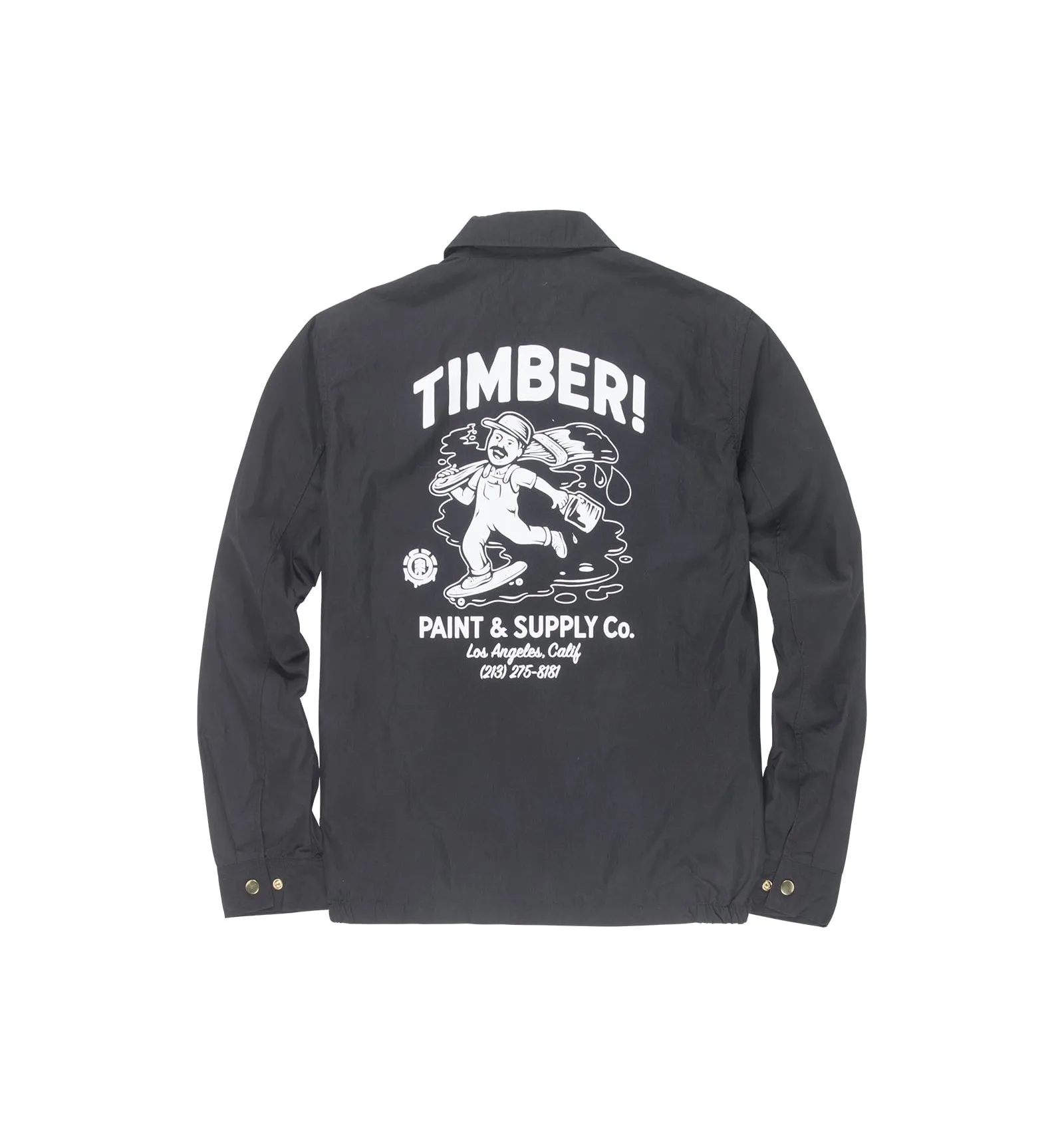 ELEMENT TIMBER STAFF JACKET FLINT BLACK