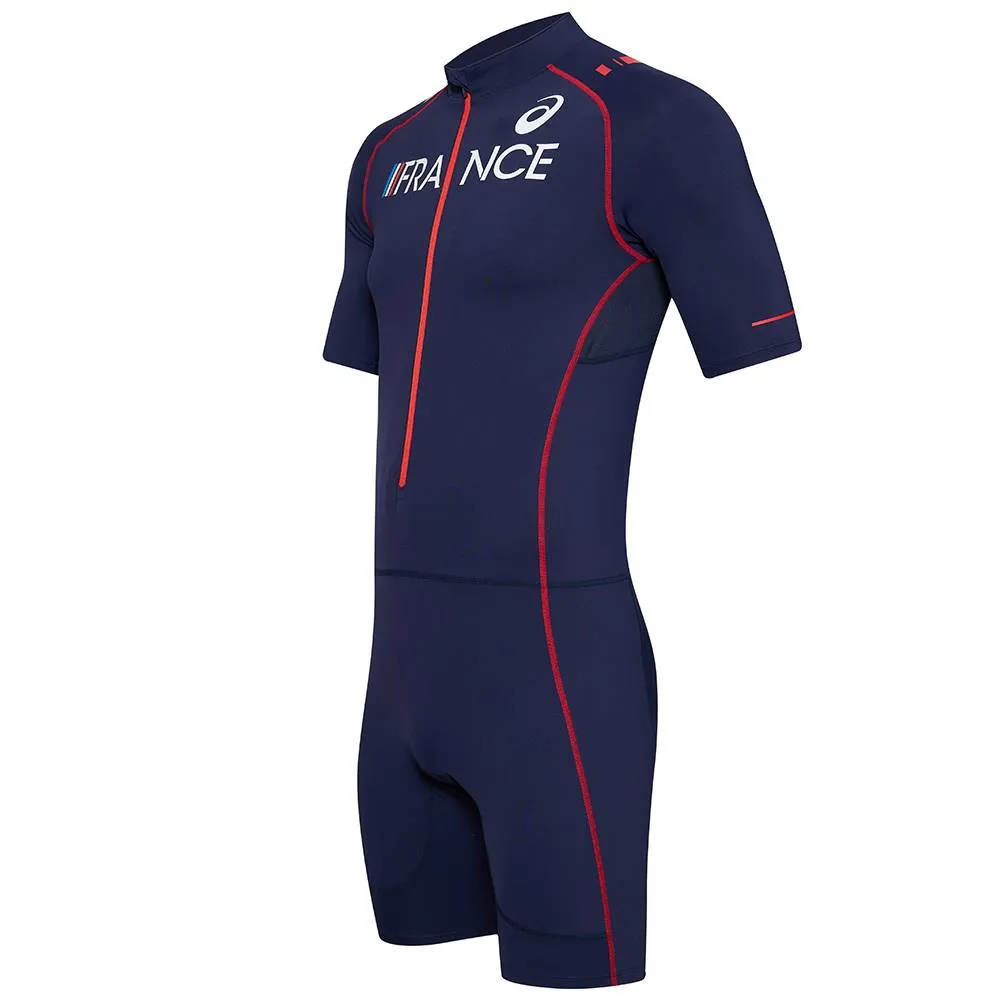 Francia ASICS Track & Field Racing Suit Hombre Traje velocista XRK767-52FR