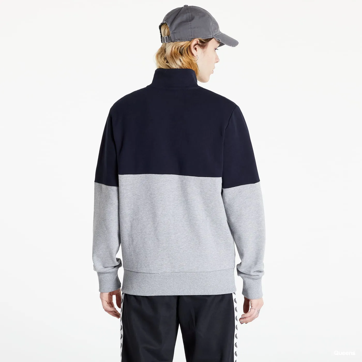 Fred Perry Colourblock Half Zip Sweatshirt