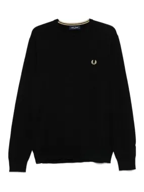 Fred Perry Suéter Cuello Redondo - Negro