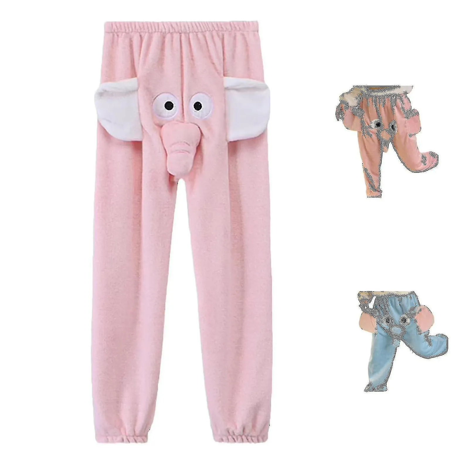 Funny Elephant Pants Womens Mens Lounge Pants Home Plush Couple Pajama Pants Gift For BoyfriendA6