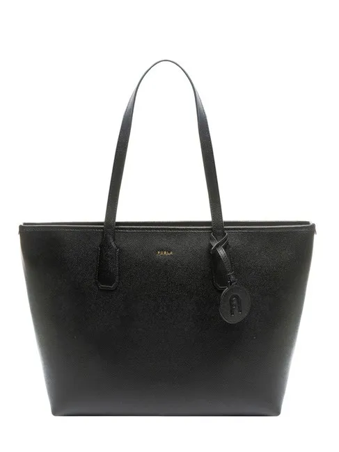 FURLA CLASSIC Bolso shopper de piel con estampado Andrómeda