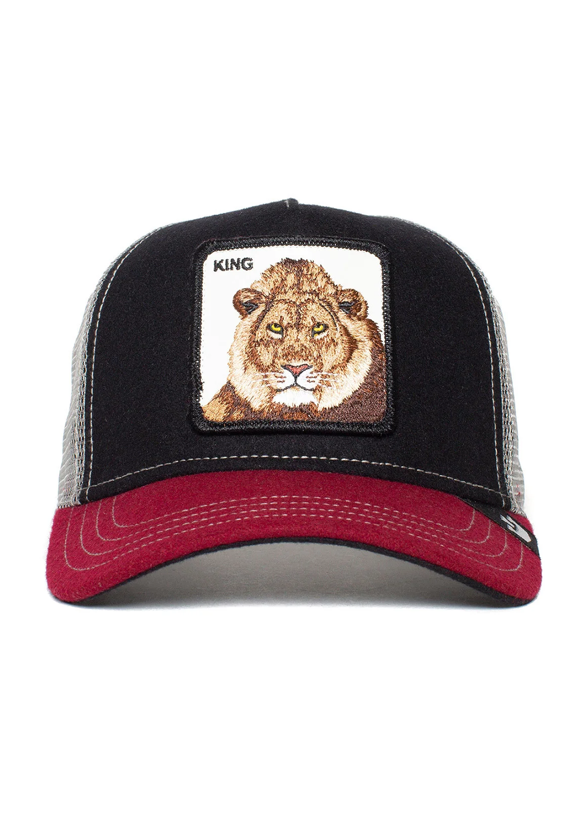 Gorra Animales GOORIN BROS CIRCWOOL OF LIFE TRUCKER  BLACK ref 101-0755 KING león