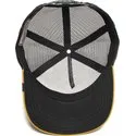 Gorra Animales GOORIN BROS funky ajustable y rejilla negra y amarillo -mono