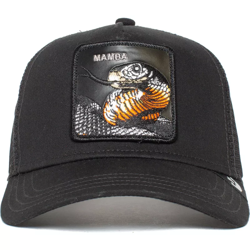 Gorra Animales GOORIN BROS MAAMBAA TRUCKER  BLACK ref 101-1024 MAMBA -SERPIENTE negro