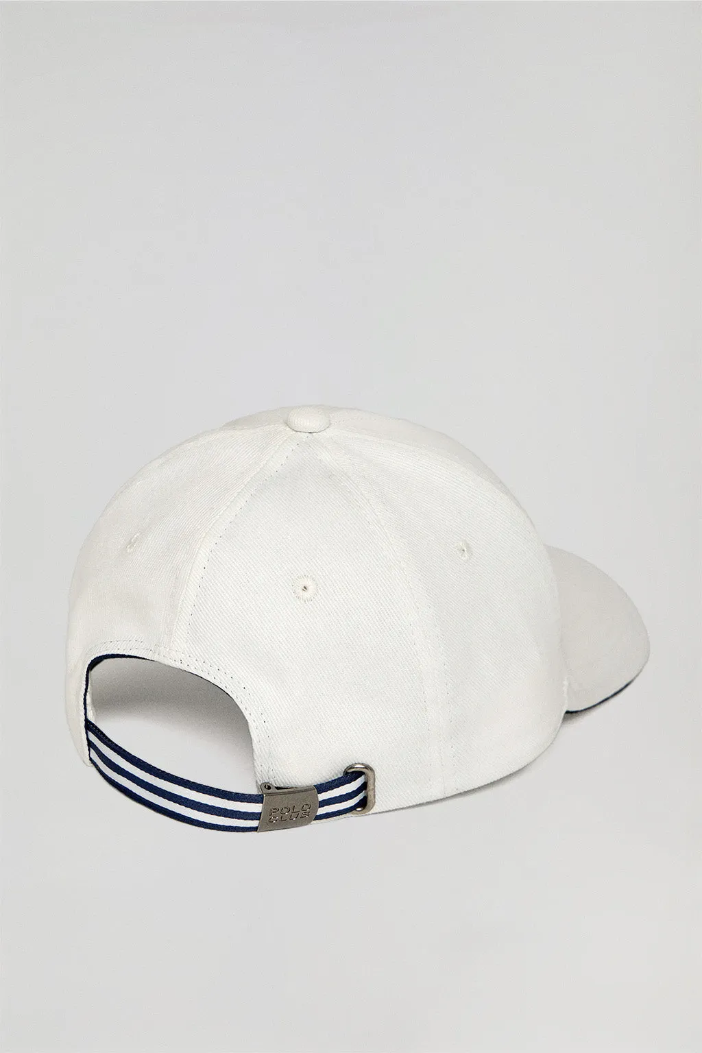 Gorra blanca con parche engomado block Polo Club