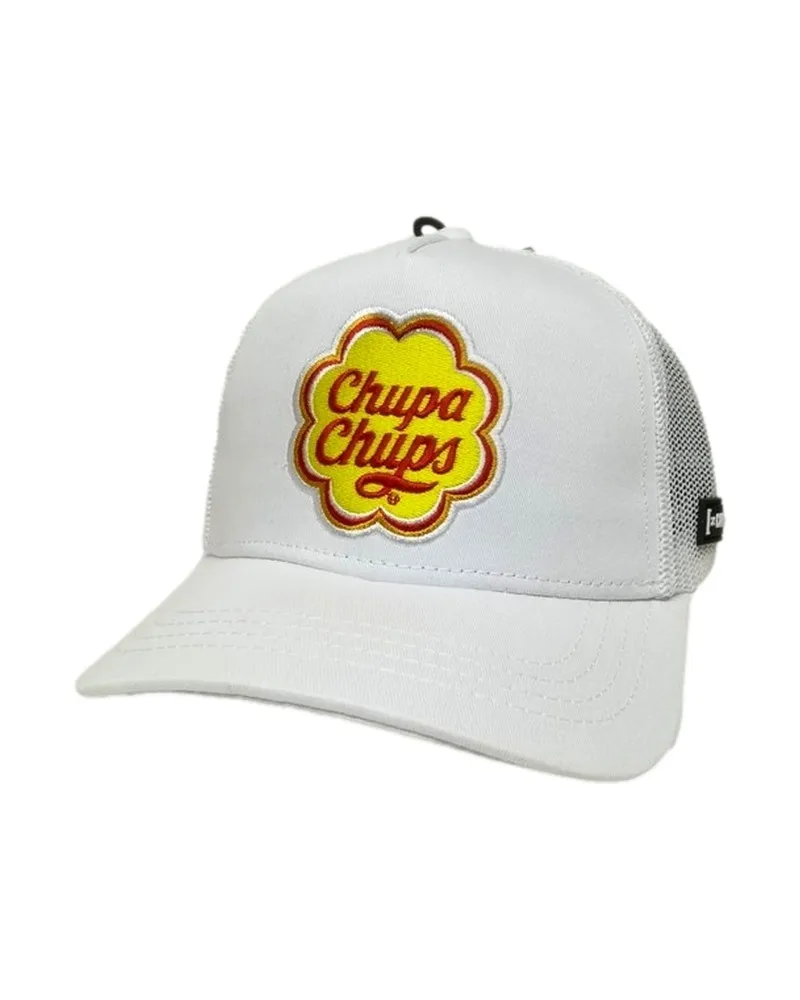 Gorra capslab blanca chupa chups cc13 trucker cap