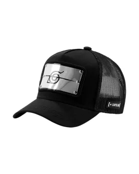 Gorra capslab negra naruto logo ban trucker cap