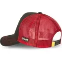 Gorra CAPSLAB rejilla y ajustable trucker  Speedy Gonzales CAS SPE1 Looney Tunes negra -roja