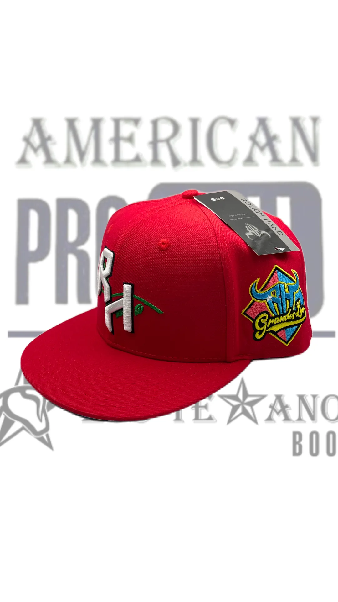 Gorra de béisbol clásica de Rough Hand Brand iniciales