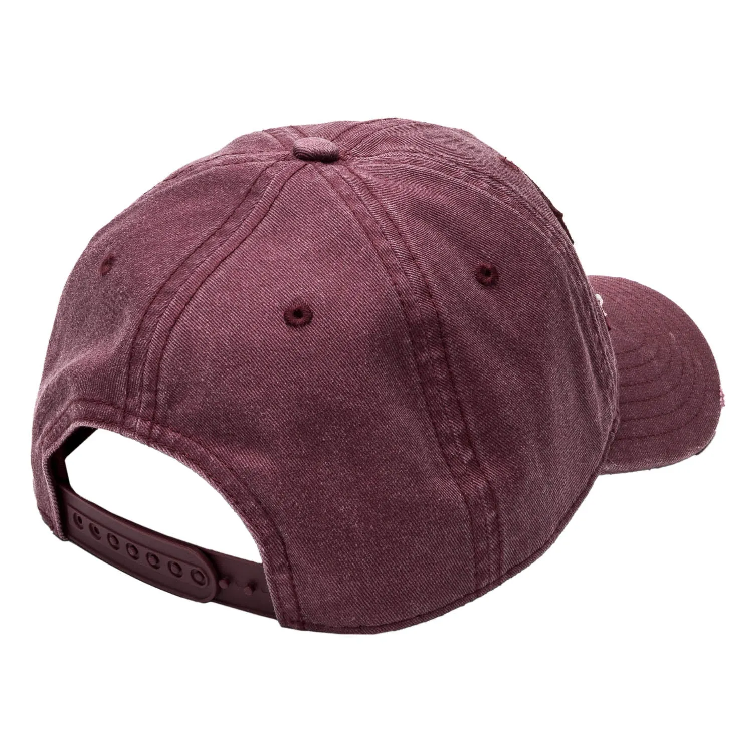 Gorra Desgastada RM Granate