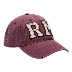 Gorra Desgastada RM Granate