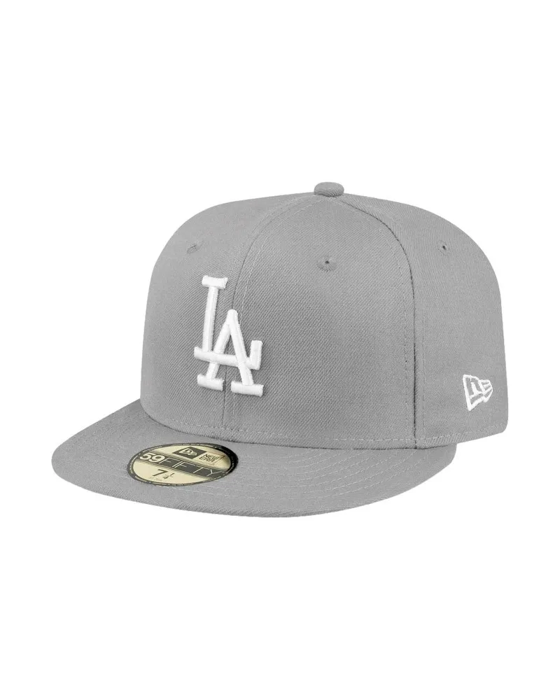 Gorra new era gris dodgers mlb basic 59fifty losdod