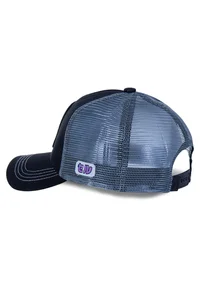 Gorra superheroes CAPSLAB CELL Negra Celeste VEGETA BORDADO FRENTE VISERA CURVA -azul y negro