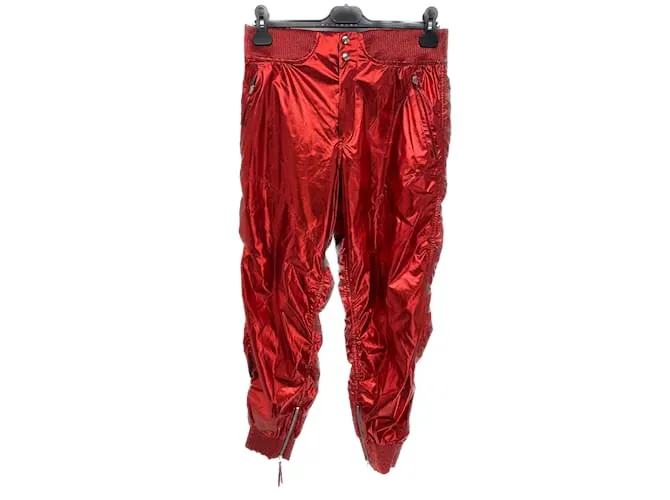 ISABEL MARANT Pantalón T.fr 40 Seda Roja 