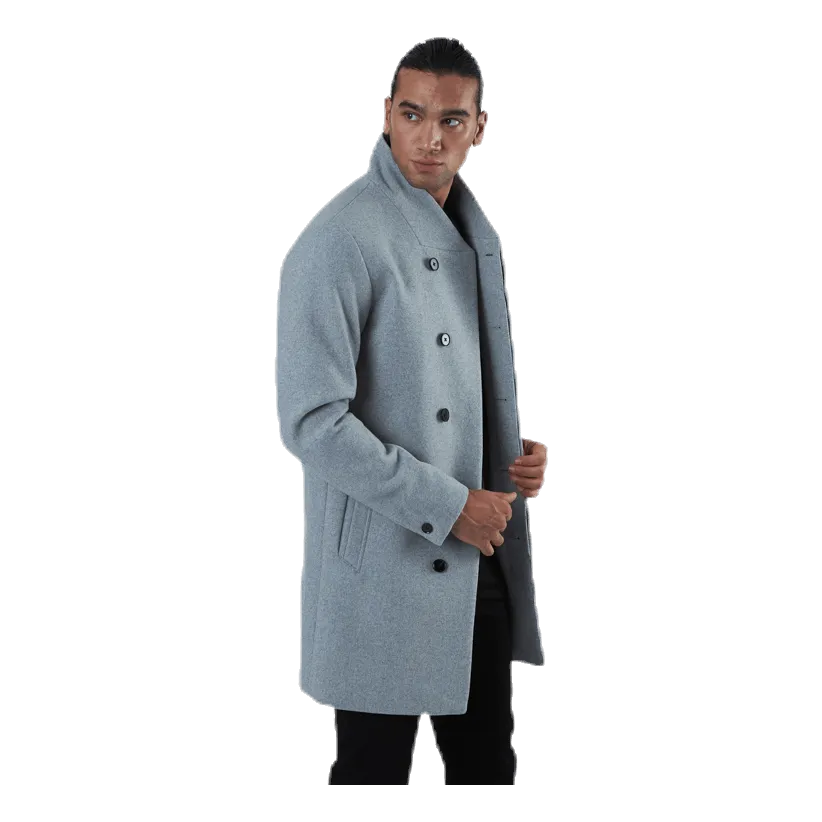 Jack & Jones Collum Wool Coat Grey